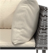 Afuera Living 5 Piece Poly Rattan Garden Lounge Set in Gray/Beige