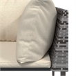 Afuera Living 9 Piece Poly Rattan Large Garden Lounge Set in Gray/Beige
