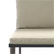 Afuera Living 9 Piece Poly Rattan Large Garden Lounge Set in Gray/Beige