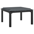 Afuera Living Contemporary Synthetic Poly Rattan Garden Lounge Set in Black/Gray