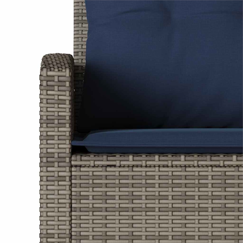 Afuera Living Contemporary Synthetic Poly Rattan Garden Sofa Set