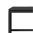 Afuera Living 6 Piece Poly Rattan Sofa Set with Removable Covers in Black