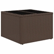 Afuera Living Contemporary 7 Piece Poly Rattan Sofa Set in Brown