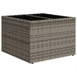 Afuera Living Contemporary 9 Piece Poly Rattan Sofa Set in Gray