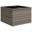 Afuera Living Contemporary Synthetic Poly Rattan 11 Piece  Sofa Set in Gray