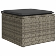 Afuera Living Contemporary Synthetic Poly Rattan  Sofa Set in Gray