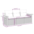 Afuera Living Contemporary Synthetic Poly Rattan  Sofa Set in Beige