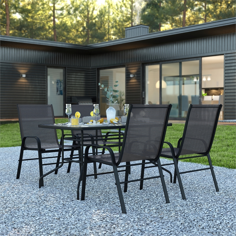 Afuera Living 5 Pc Patio Dining Set - 55