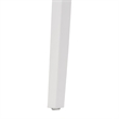 Afuera Living All-Weather White Resin Patio Stack Chair with Contoured Backrest