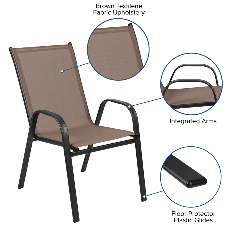 Afuera Living 3 Pc Patio Dining Set - 23.75