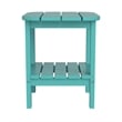 Afuera Living 3pc Indoor/Outdoor Set with 2 Rocking Chairs & End Table in Blue