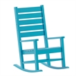 Afuera Living 3pc Indoor/Outdoor Set with 2 Rocking Chairs & End Table in Blue
