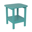 Afuera Living 3pc Indoor/Outdoor Set with 2 Rocking Chairs & End Table in Blue