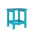 Afuera Living 3pc Indoor/Outdoor Set with 2 Rocking Chairs & End Table in Blue