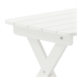 Afuera Living 3pc Indoor/Outdoor Set with 2 Rocking Chairs & End Table in White