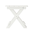 Afuera Living 3pc Indoor/Outdoor Set with 2 Rocking Chairs & End Table in White
