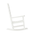 Afuera Living 3pc Indoor/Outdoor Set with 2 Rocking Chairs & End Table in White