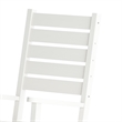 Afuera Living 3pc Indoor/Outdoor Set with 2 Rocking Chairs & End Table in White