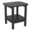 Afuera Living All-Weather Adirondack Patio Side Table in Black