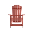 Afuera Living Indoor/Outdoor Adirondack Resin Rocking Chairs in White - 2 Pack