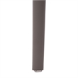 Afuera Living All-Weather Gray Resin Patio Stack Chair with Slatted Backrest