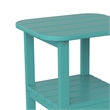 Afuera Living All-Weather Adirondack Patio Side Table in Blue