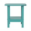 Afuera Living All-Weather Adirondack Patio Side Table in Blue
