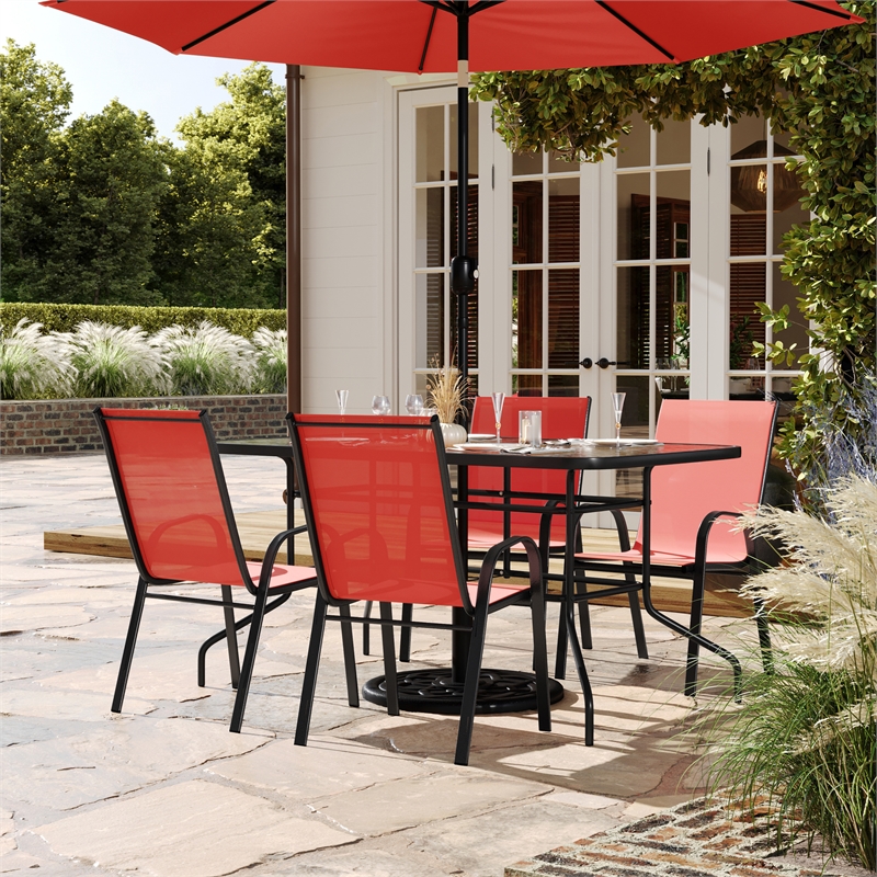 Afuera Living 5 Pc Patio Dining Set - 55