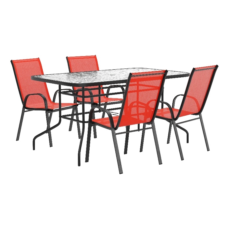 Afuera Living 5 Pc Patio Dining Set - 55