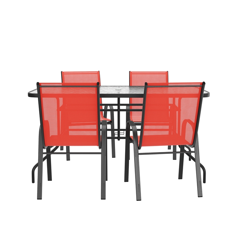Afuera Living 5 Pc Patio Dining Set - 55