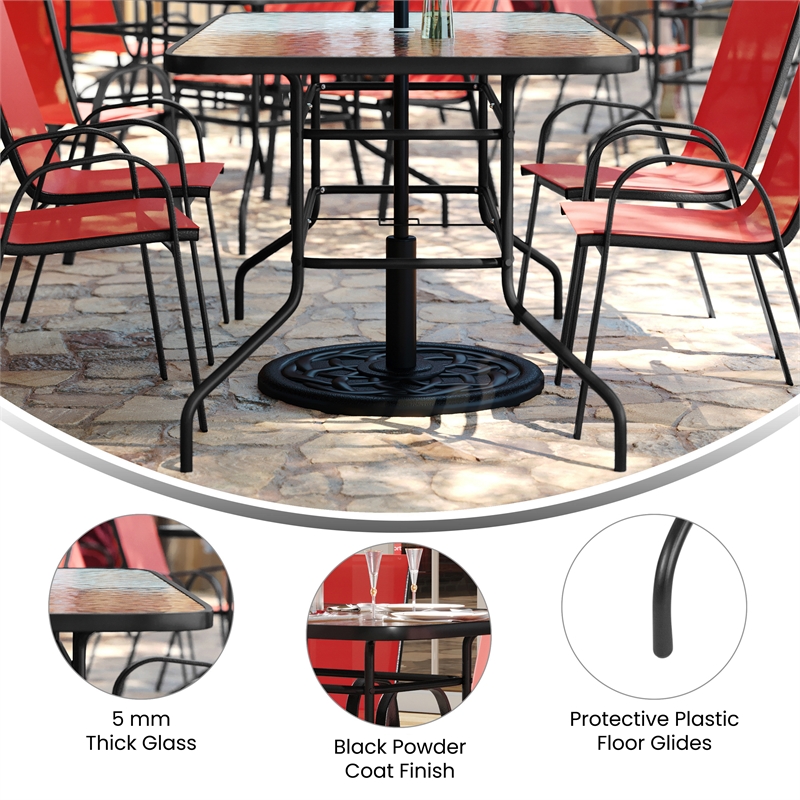 Afuera Living 7 Pc Patio Dining Set - 55