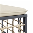 Afuera Living Poly Rattan Medium Modular Garden Lounge Set in Charcoal