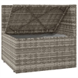 Afuera Living Corner Sofa PE Rattan & Powder-Coated Steel in Gray