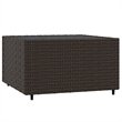 Afuera Living Contemporary Rattan Patio Lounge Set Brown & Cream