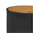 Afuera Living PE Rattan Large Patio Sofa Set in Black With Removable Covers