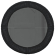 Afuera Living Poly Rattan Large Garden Sofa With Removable Covers in Black
