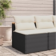 Afuera Living Standard Modular PE Rattan Garden Sofa in Black