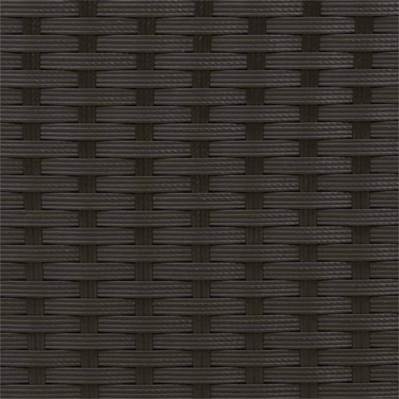 Afuera Living Contemporary Poly Rattan Garden Sofa in Black And Cream