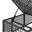 Afuera Living Contemporary Synthetic Poly Rattan Garden Sofa Set in Black