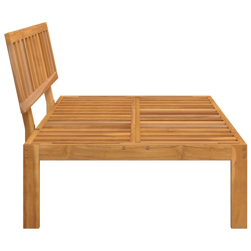 Afuera Living Solid Acacia Wood Standard Modular Pallet Sofa