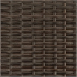 Afuera Living Medium PE Rattan Patio Sofa With Adjustable Feet in Brown