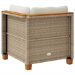 Afuera Living Single Modular PE Rattan Outdoor Garden Sofa in Beige