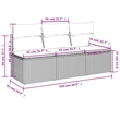 Afuera Living Contemporary Durable Poly Rattan Garden Sofa in Brown