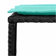 Afuera Living 5 Pc Stackable Patio Sofa Set with Cushions - Turquoise/Black