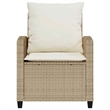 Afuera Living Standard PE Rattan & Powder-Coated Steel Garden Sofa Set in Beige