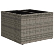 Afuera Living Contemporary Synthetic Poly Rattan 11 Piece Sofa Set in Gray