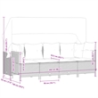 Afuera Living Contemporary Synthetic Poly Rattan 5 Piece Sofa Set in Beige