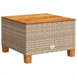 Afuera Living Contemporary 11 Piece Poly Rattan Sofa Set in Cream/Beige