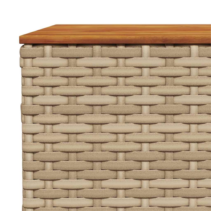 Afuera Living Contemporary 11 Piece Poly Rattan Sofa Set in Cream/Beige