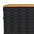 Afuera Living Contemporary 8 Piece Poly Rattan Sofa Set in Black